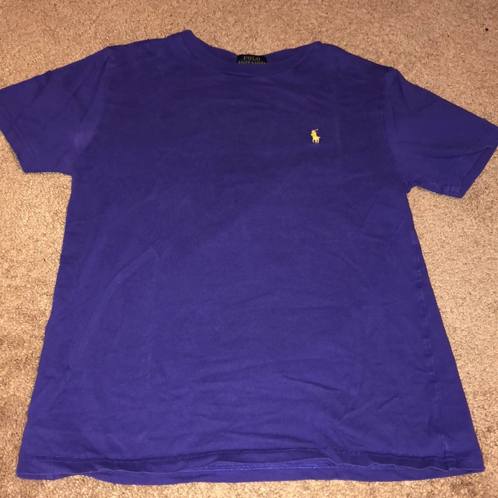 Purple Ralph Lauren polo tee
